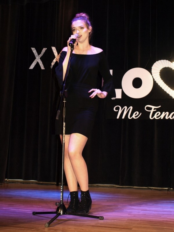 Zofia Krupa podczas konkursu Love Me Tender