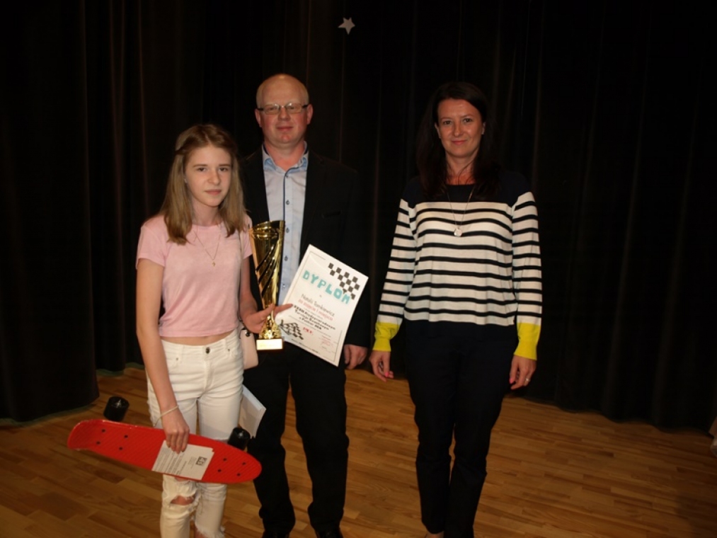 Natalia Tomkiewicz podczas XXXII Międzynarodowego Turnieju Szachowego o Puchar MDK