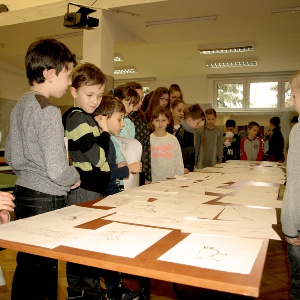 Warsztaty rysunku z Szymonem Telukiem 2.02.2018
